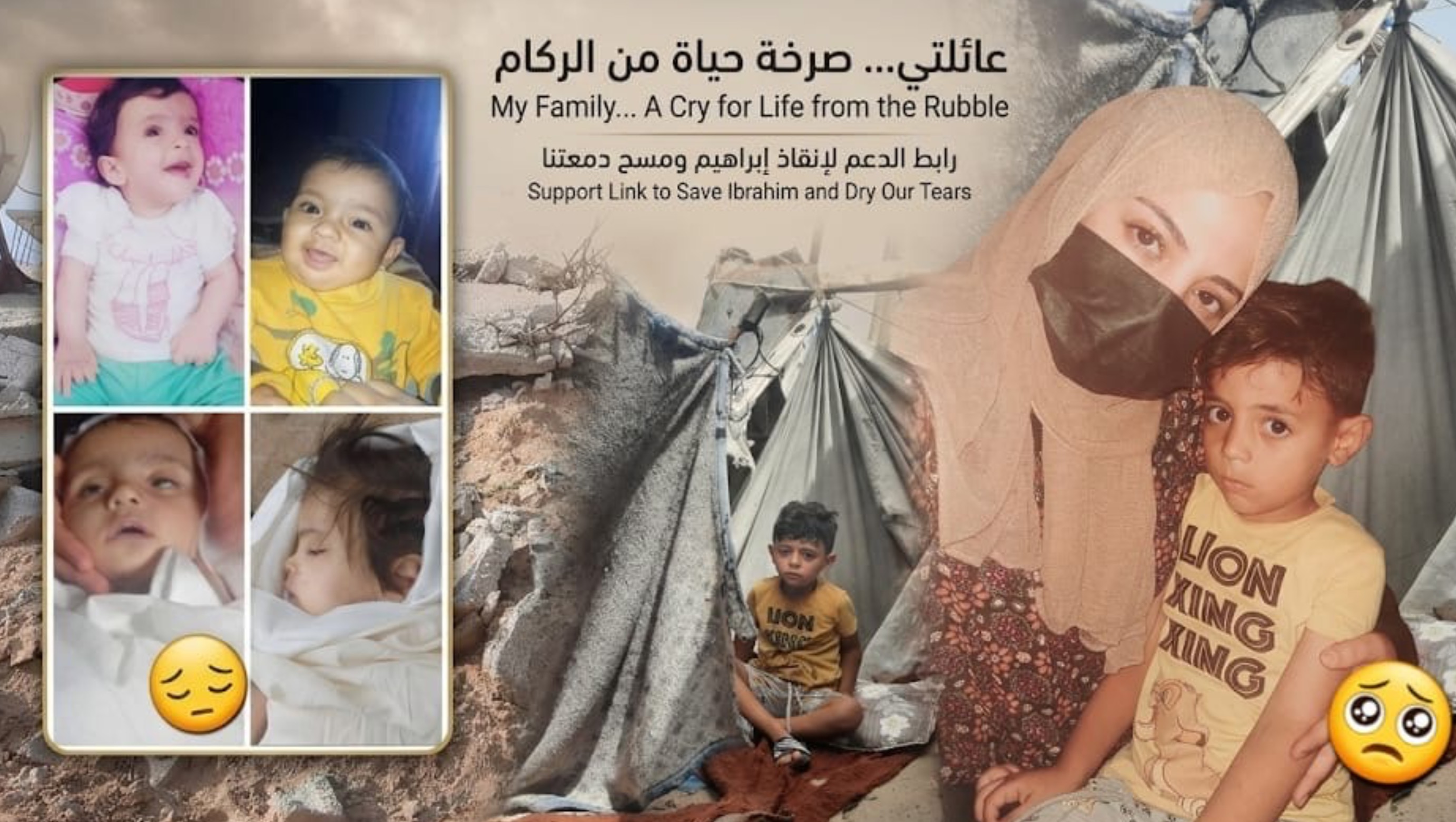 I Lost My Daughters to War and Hunger. Please Help Me Save Ibrahim, My Last Living Child"