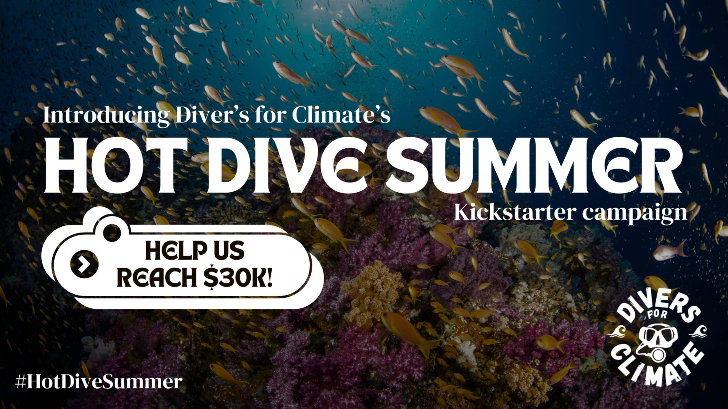 Divers for Climate's HotDiveSummer Kickstarter Campaign Chuffed Nonprofit charity and