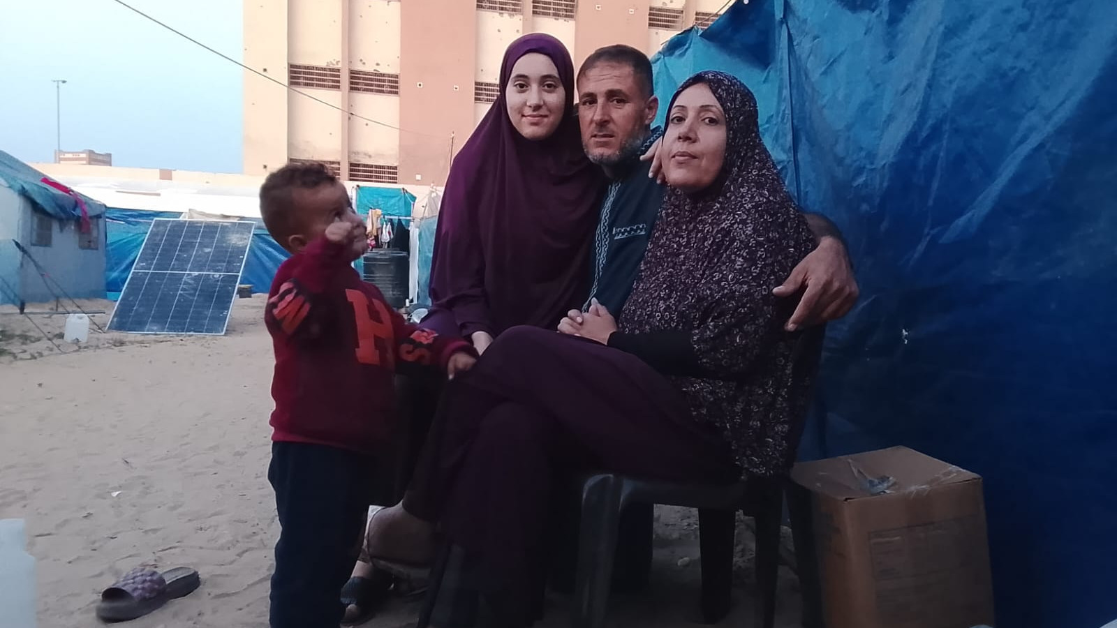 Narges, a widow of Gaza mother of 4 children, need us to survive