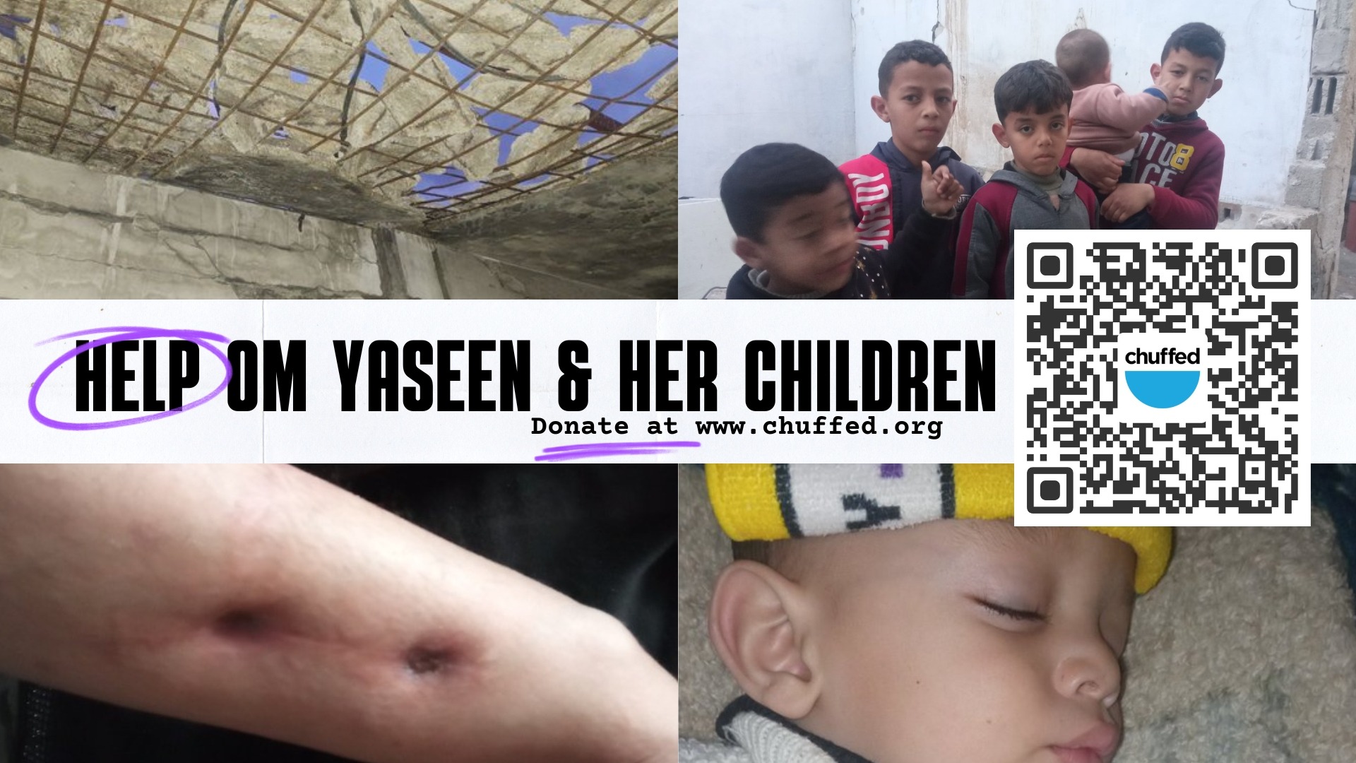 URGENT APPEAL 🆘 A wounded single mother of five from Gaza 🙏 | Chuffed ...