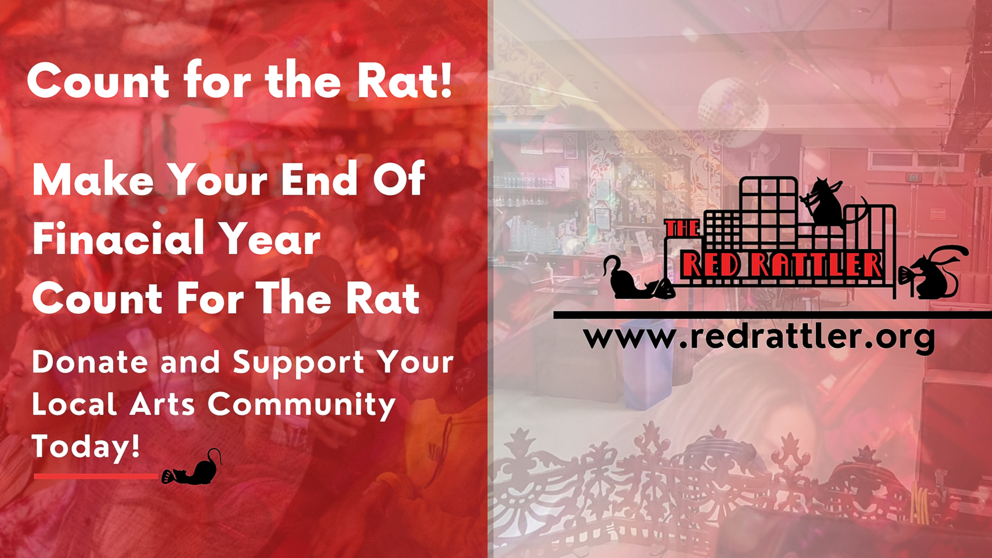 Make your End Of Financial Year 'Count For The Rat' | Chuffed | Non ...