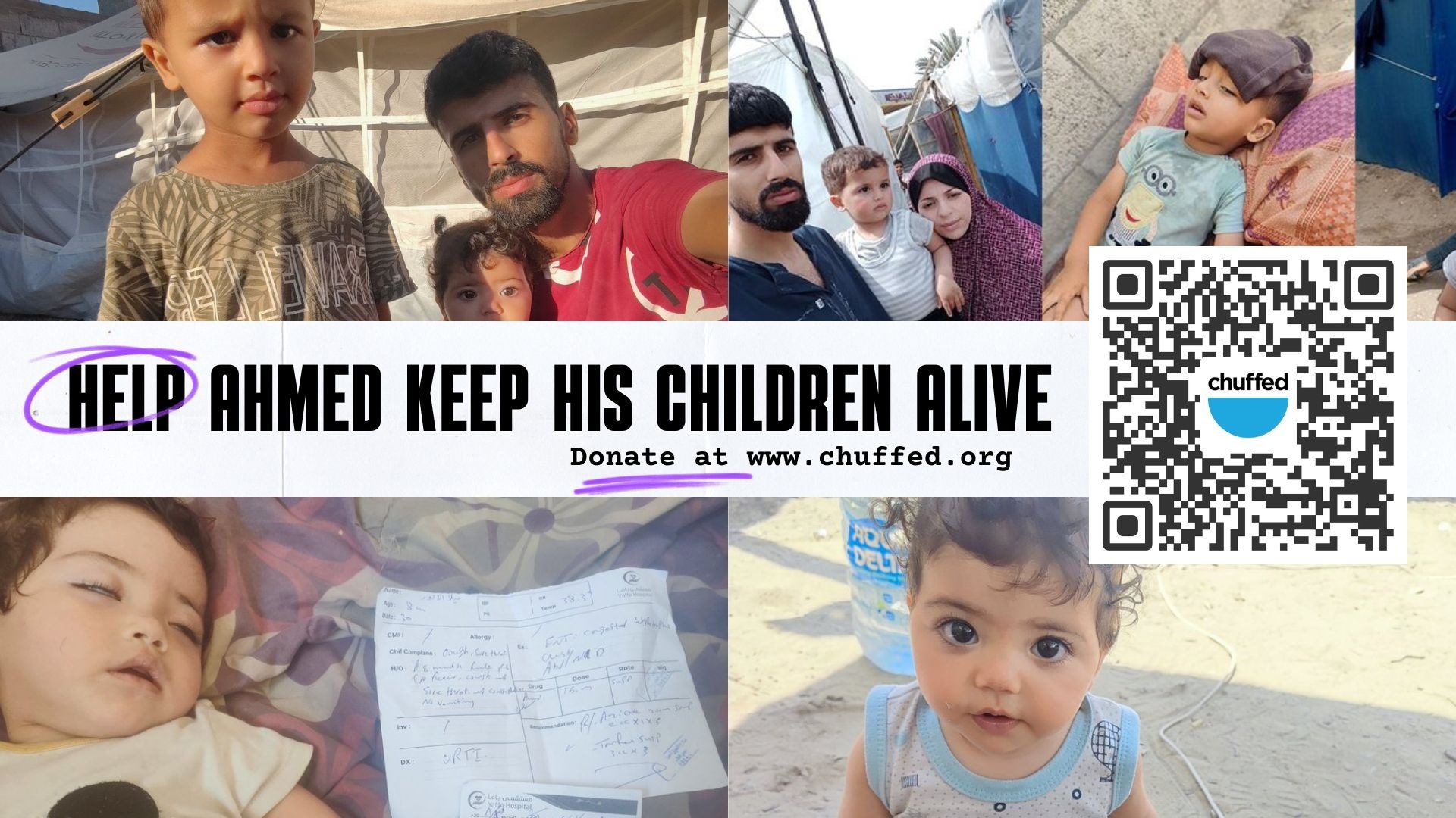 💔 Ahmed’s Family Struggling to Keep Their Children Alive 🍼🍞⛺