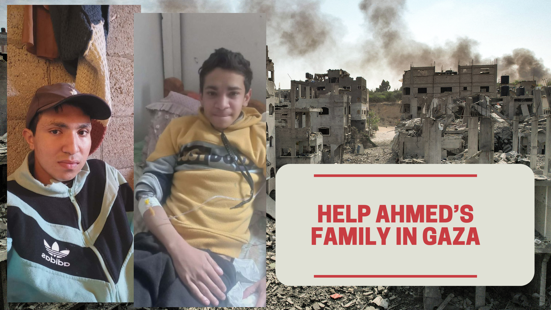 Help Ahmed in Gaza | Chuffed | Non-profit charity and social enterprise ...