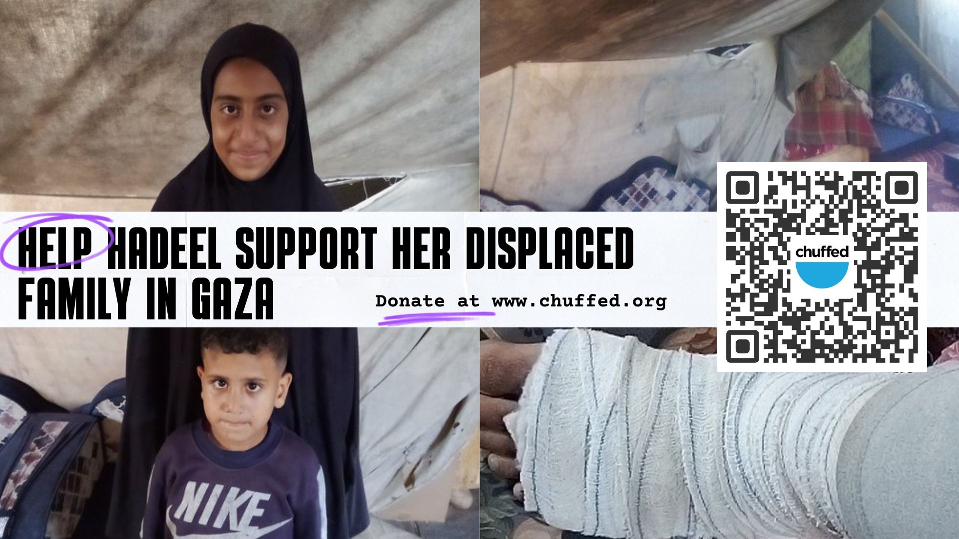 💔 Help Hadeel Support Her Displaced Family in Gaza | Chuffed | Non ...