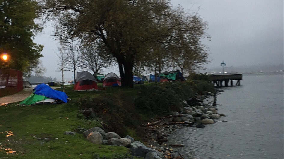 “We make community” Support for CRAB Park tent city Chuffed Non