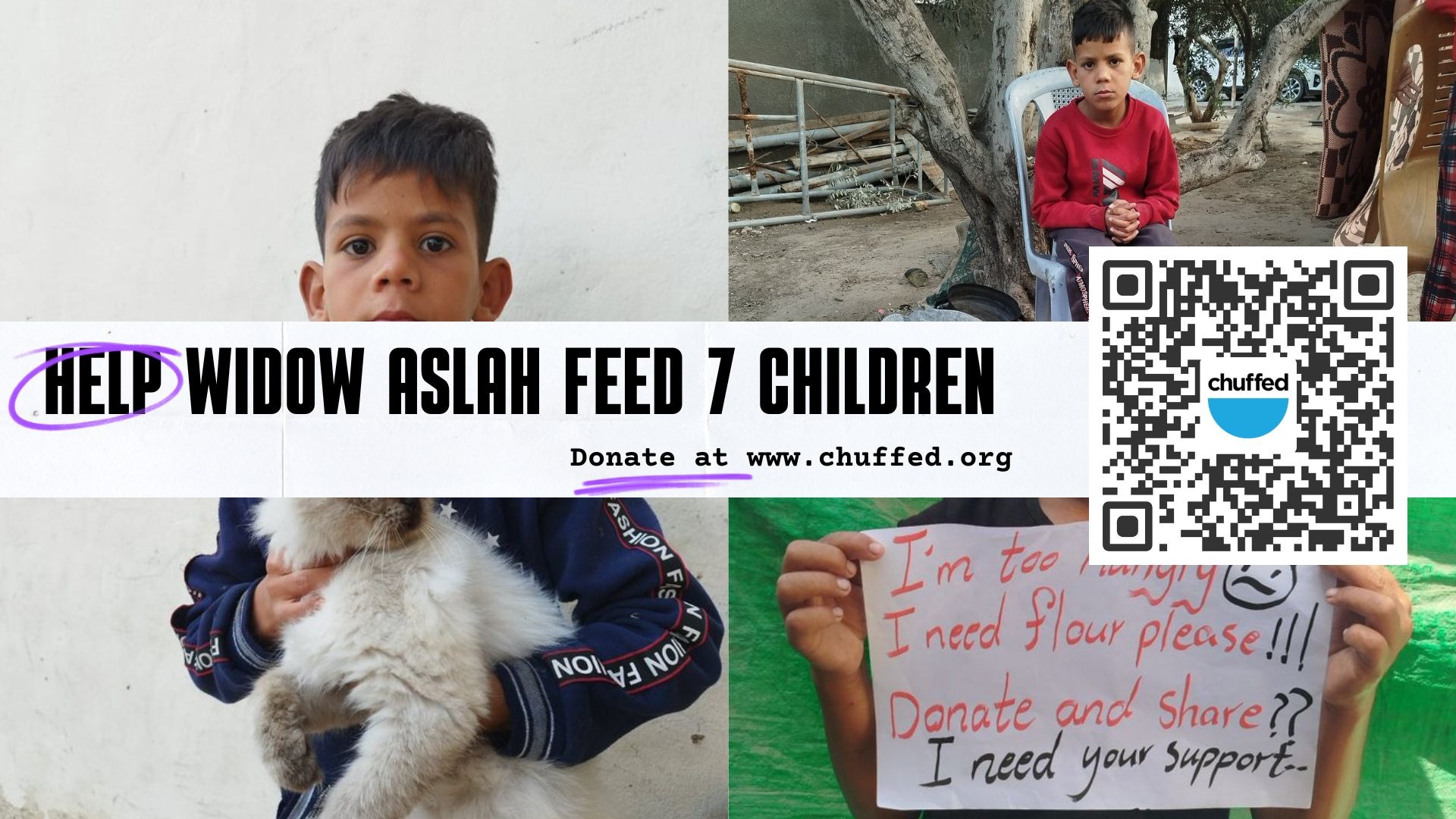 💔 Widow Aslah Struggling to Feed 7 Children in Gaza 🍞🙏