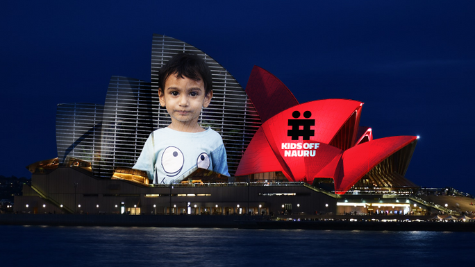 Put #KidsOffNauru on the Sydney Opera House